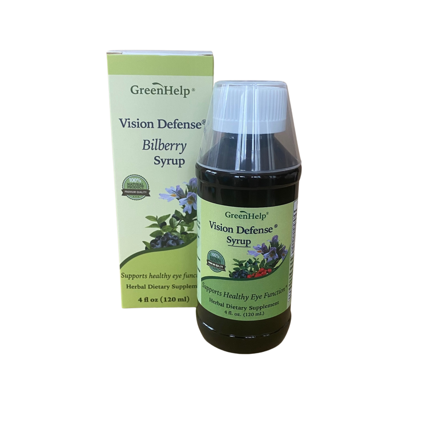 Защита Зрения Сироп 120 мл | Vision Defense Bilberry Syrup 4 Fl oz